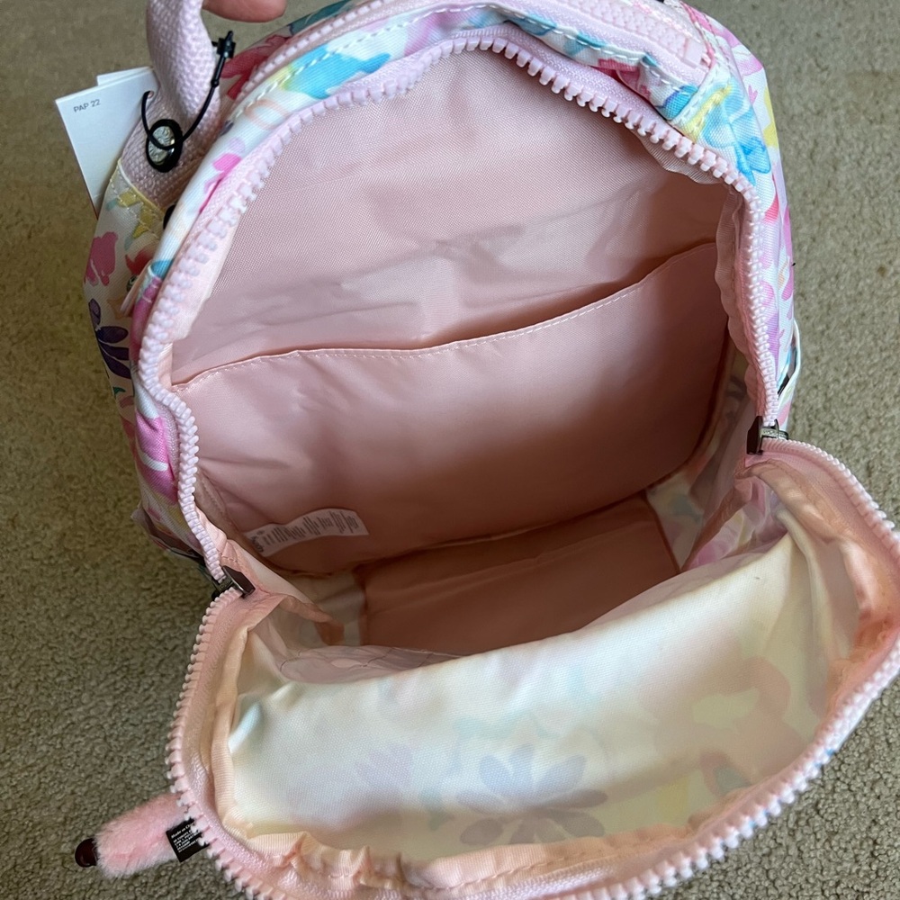 Kipling small Seoul Backpack - Aqua Sea - Picture 3 of 8